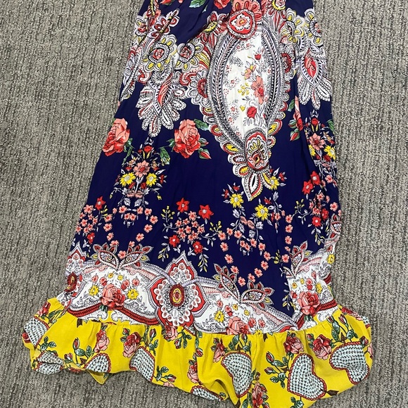 Anthropologie Maeve Myriam halter floral maxi dress size 4 - Picture 5 of 10